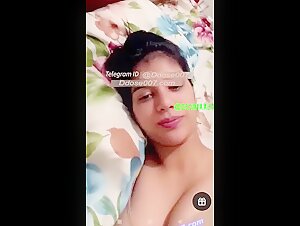 Sexy And Cute Cam Girl Kritika Kapoor Full Nude Show, Boobs Pressing On Premium Live Video Clip 1 of 5