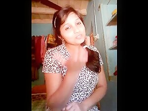 Indian GF showing her big boob to BF 