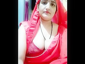Village Very Hot Bhabi On Live Show with Face, Huge Boobs And Dark Pussy Show