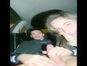 Lovers Enjoying In Car