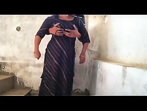 Desi Indian Aunty Hardcore Fucking on Stairs